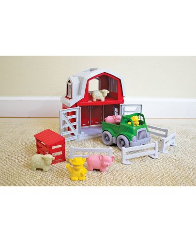 Игрален комплект Green Toys - Ферма-къщичка , 12 части - 3