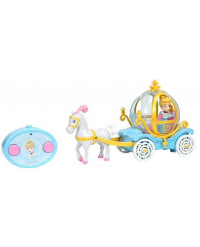 Играчка с дистанционно управление Jada Toys Disney Princess - Каляската на Пепеляшка - 3