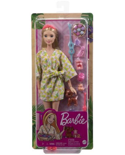 Игрален комплект Barbie Wellness - Време за педикюр - 2