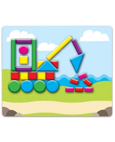 Игрален комплект Galt Toys - Магнитни форми и цветове - 4