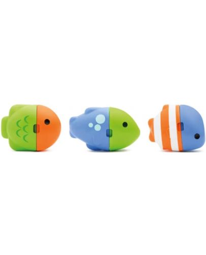 Играчки за баня Munchkin - Рибки, промяна на цвета, 3 броя - 3