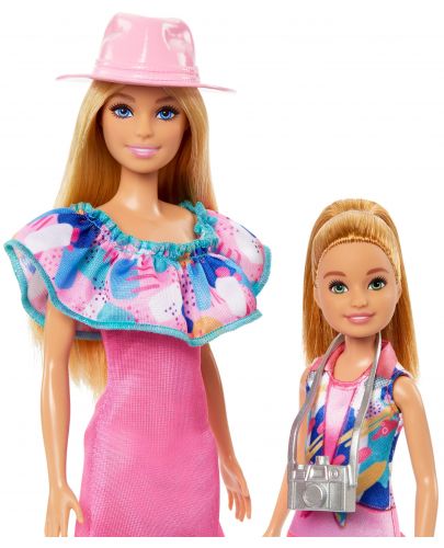Игрален комплект Barbie - Барби и Стейси с кученца и аксесоари - 2