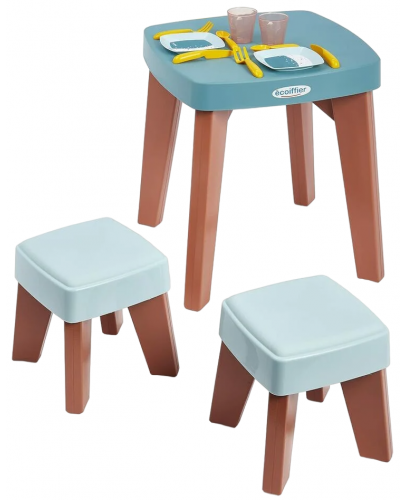 Игрален комплект Ecoiffier - Маса със столчета и прибори - 1