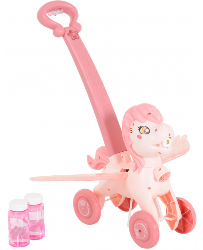 Играчка за сапунени балони Moni Toys - Пони, Pink Wings - 1