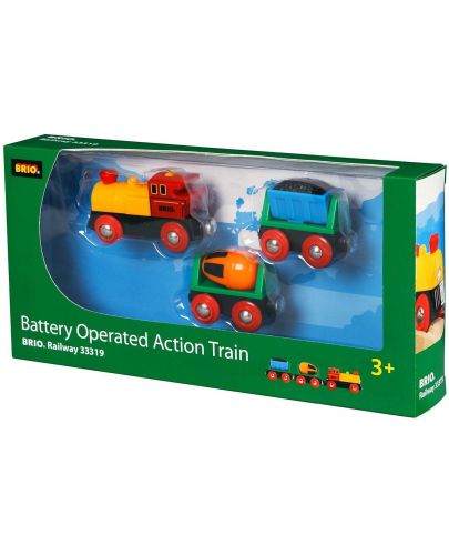 Играчка Brio - Влак със светлини, бетоновоз - 2
