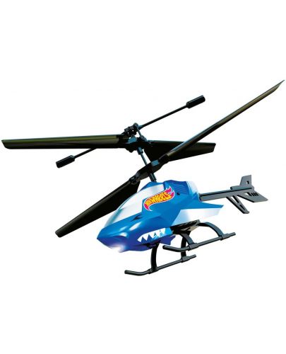 Играчка с дистанционно управление Mondo Hot Wheels - Хеликоптер Tiger Shark - 1