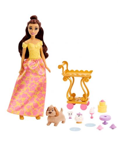 Игрален комплелкт Disney Princess - Кукла Белл, Време за чай - 2