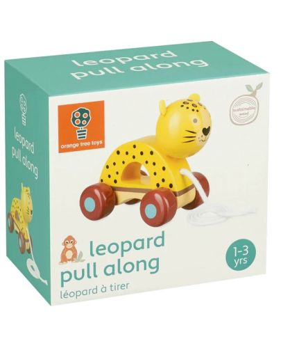 Играчка за дърпане Orange Tree Toys - Леопард - 2