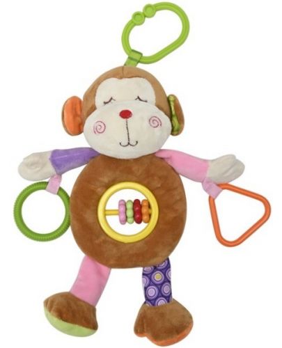 Играчка с активности Lorelli Toys - Маймунка, кафява - 1