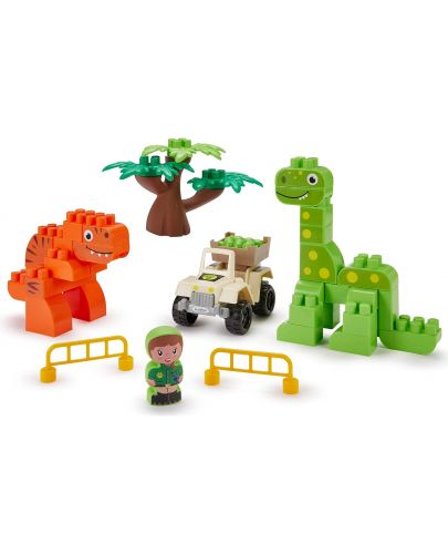 Игрален комплект Ecoiffier Abrick - Парк за динозаври - 1