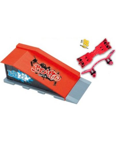 Игрален комплект Chippo Toys Skatepark - Рампа с два скейтборда, Вид 6  - 1