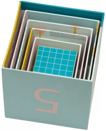 Игрален комплект Baby Art - Кубчета с отпечатъци с боички - 5