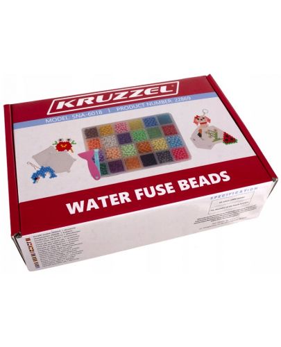 Игрален комплект Kruzzel - Водни мъниста, с аскесоари - 8