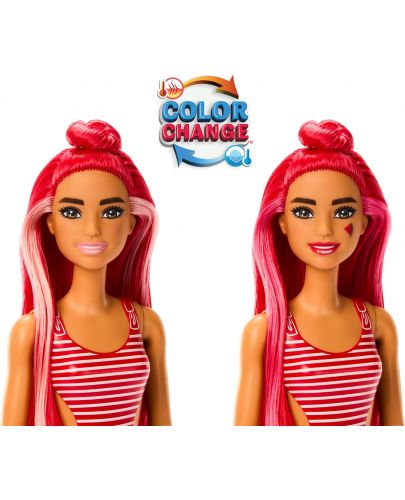 Игрален комплект Barbie Pop Reveal - Кукла с изненади, Диня - 4