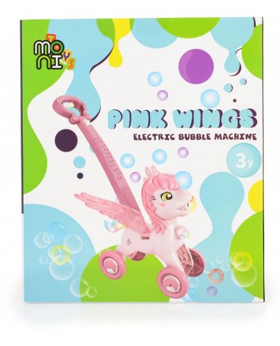 Играчка за сапунени балони Moni Toys - Пони, Pink Wings - 6