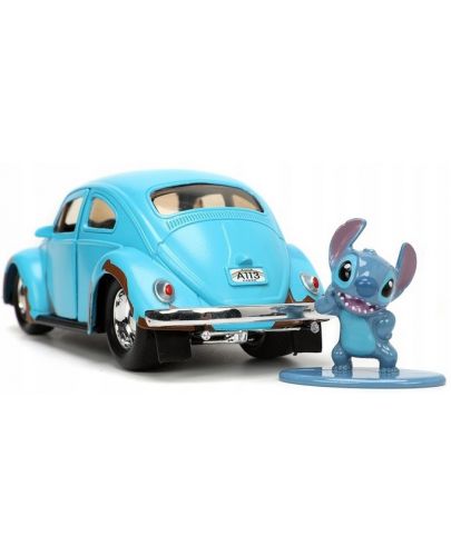 Игрален комплект Jada Toys - Lilo and Stitch, Кола 1959 VW Beetle, 1:32 - 3