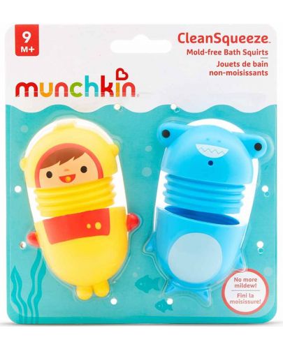 Играчки за баня Munchkin - Водолаз и акула, 2 броя - 3