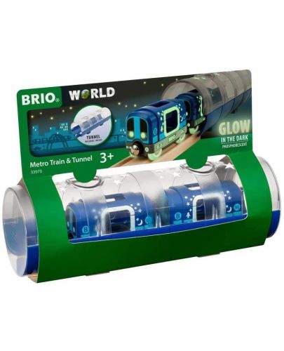 Игрален комплект Brio - Метро влакче и тунел - 6