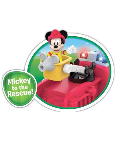 Игрален комплект Just Play Disney Junior - Пожарната кола на Мики Маус, с фигури - 8