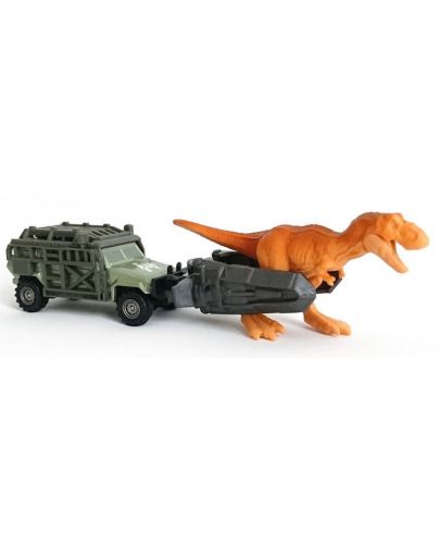 Игрален комплект Matchbox - Jurassic World, Транспортьор с динозавър, асортимент - 3