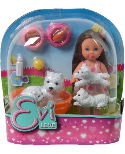 Игрален комплект Simba Toys Evi Love - Еви приятел на животните, с кученца - 2