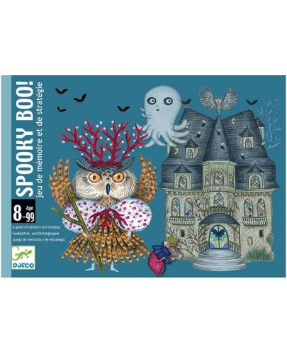 Игра с карти Djeco - Spooky Boo  - 1