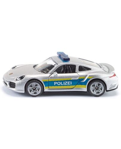 Метална количка Siku Super - Полицейски автомобил Porsche 911 - 1