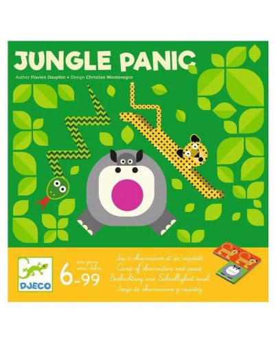 Игра за наблюдение и скорост Djeco - Паника в джунглата - 1