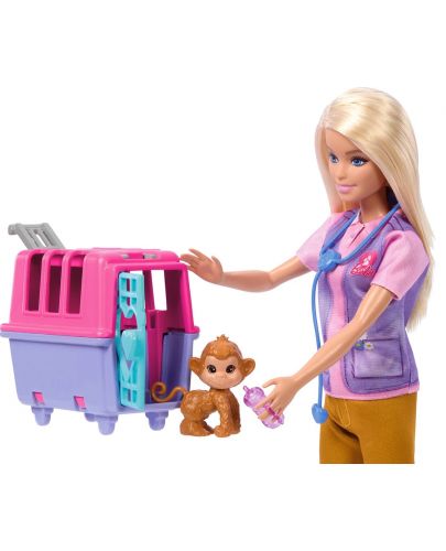 Игрален комплект Barbie - Барби ветеринар, с аксесоари - 5