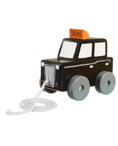 Играчка за дърпане Orange Tree Toys - British Collection, Такси  - 1