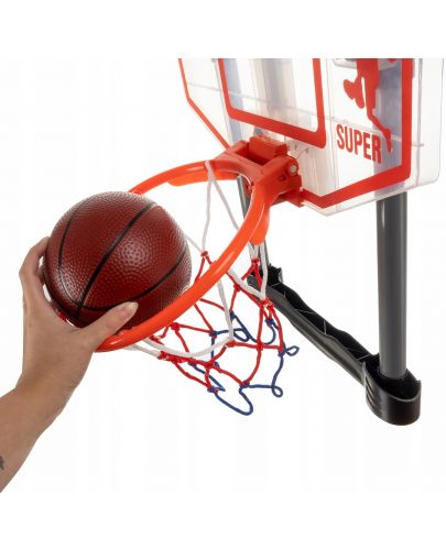 Игрален комплект Kruzzel - Баскетболно табло с кош и топка - 2