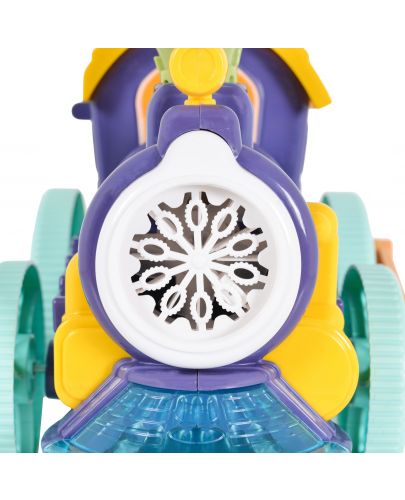 Играчка за сапунени балони Moni Toys - Влак, Blue Wheels - 6