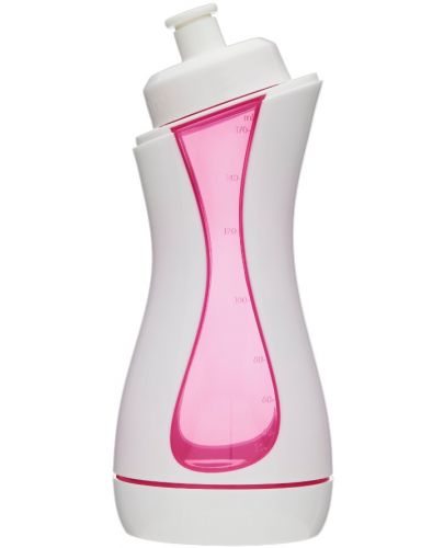 Спортна бутилка iiamo sport - Бяло и розово, 380 ml - 1