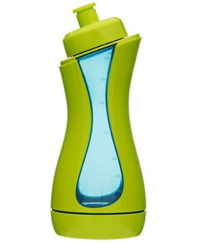 Спортна бутилка iiamo sport - Зелено и синьо, 380 ml - 1