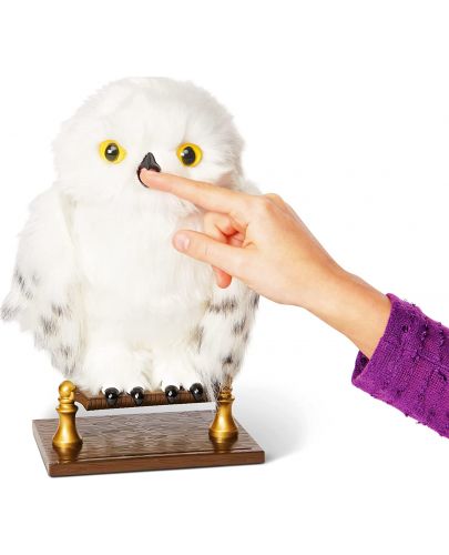Интерактивна играчка Spin Master Harry Potter - Вълшебна сова Hedwig - 7