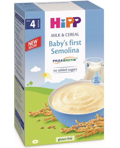 Инстантна млечна каша с пребиотик Hipp - Първата каша на бебето, 250 g - 1
