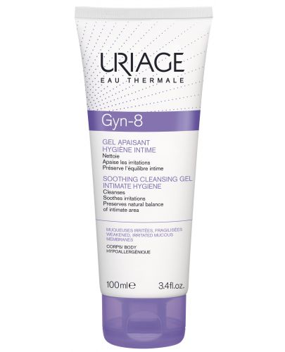 Интимен успокояващ гел при раздразнения Uriage - Gin 8, 100 ml - 1