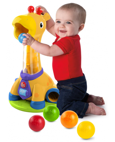 Интерактивна играчка Bright Starts - Having a Ball Spin & Giggle Giraffe - 2