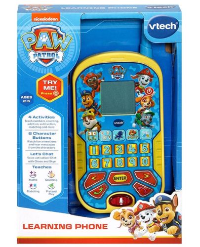 Интерактивна играчка Vtech - Образователен телефон Пес Патрул - 2