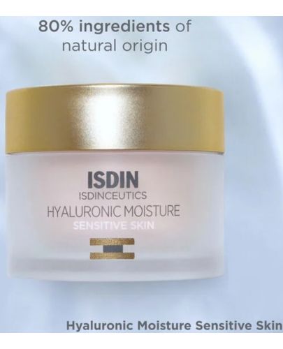 Isdin Isdinceutics Крем за чувствителна кожа Hyaluronic Moisture, 50 ml - 4