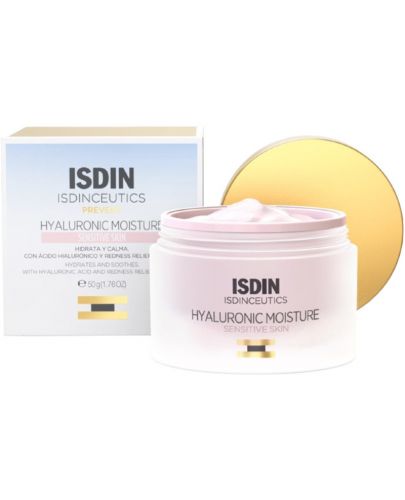 Isdin Isdinceutics Крем за чувствителна кожа Hyaluronic Moisture, 50 ml - 1