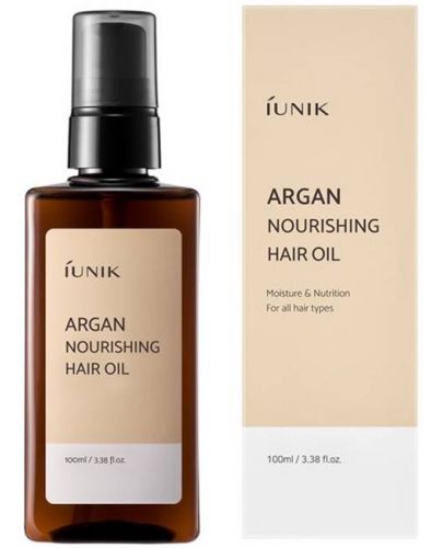 iUNIK Подхранващо масло за коса Argan Nourishing, 100 ml - 2