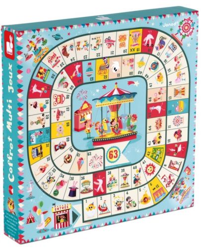 Комплект детски настолни игри Janod, Carrousel - 1