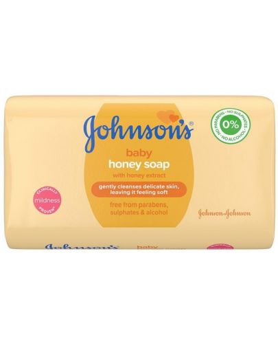Бебешки сапун с мед Johnson's, 100 g - 1