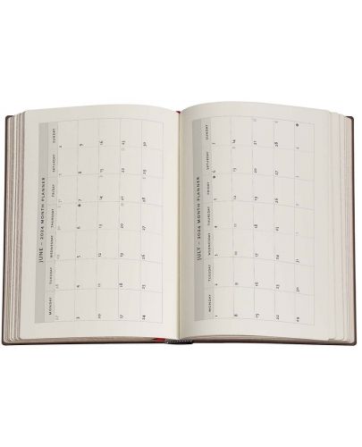 Календар-бележник Paperblanks Tropical Garden - Хоризонтален, 80 листа, 2024 - 3