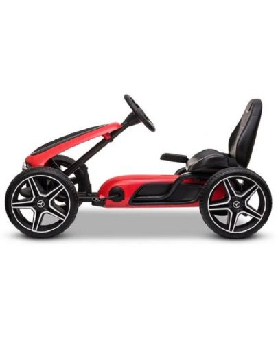Картинг кола Moni Toys - Mercedes-Benz Go Kart, EVA, червена - 7