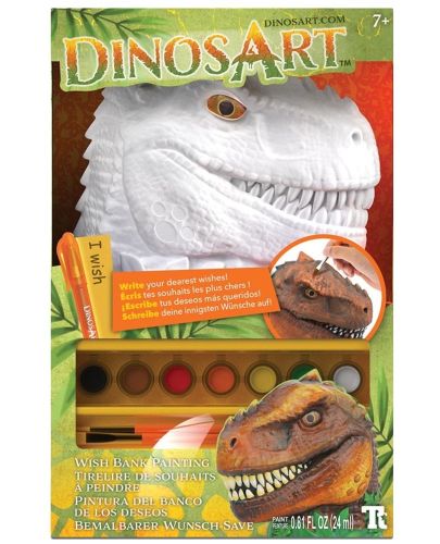 Касичка за оцветяване DinosArt -  Динозавър - 1
