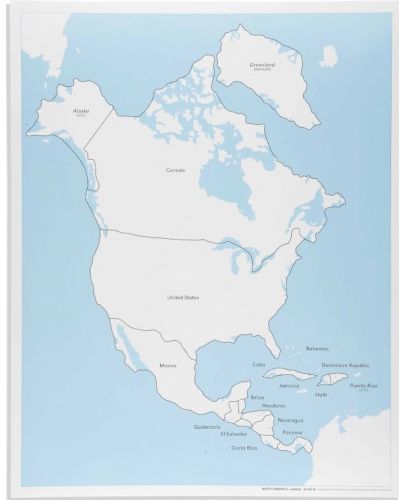 Карта на Северна Америка Smart Baby - 1