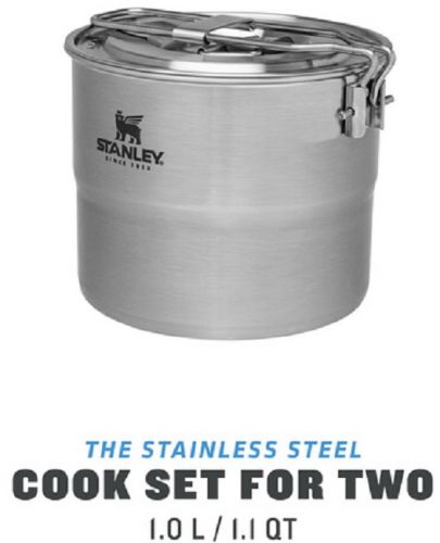 Къмпинг комплект за готвене Stanley - The Stainless Steel, 1 l - 3