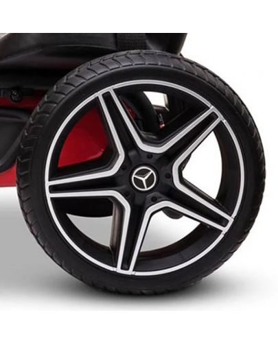 Картинг кола Moni Toys - Mercedes-Benz Go Kart, EVA, червена - 4